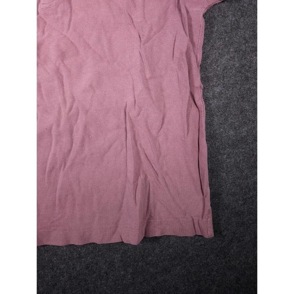 DB Basics Shirt Mens Medium M Button Polo Collared Regular Fit Cotton Stretch - Picture 6 of 12